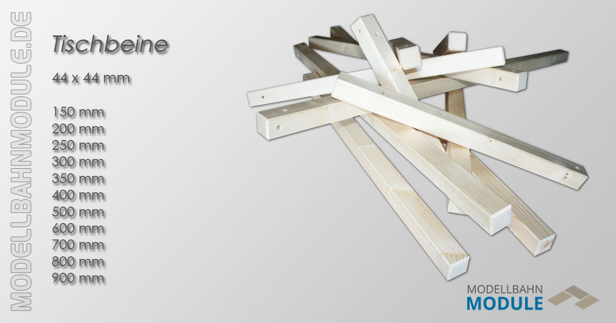 Modultischbeine in vielen Größen Modultischbeine in vielen Größen