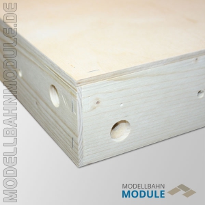 Bohrungen für Tischbeinbefestigung