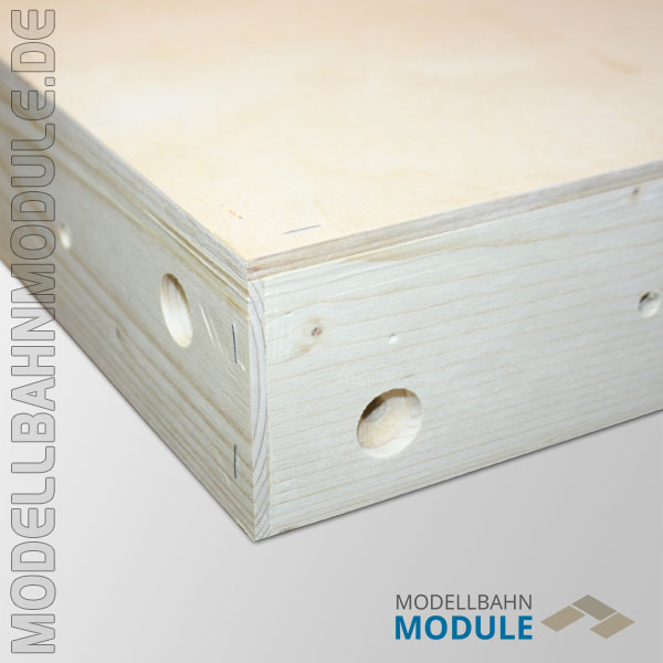 Bohrungen für Tischbeinbefestigung Bohrungen für Tischbeinbefestigung