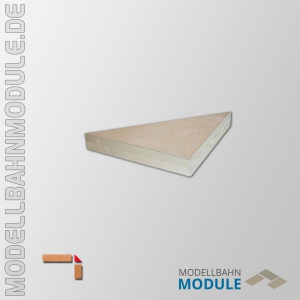 Eckmodultisch 90 Grad 250 mm Eckmodultisch 90 Grad 250 mm